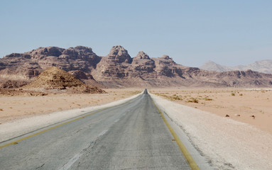 My path image - Desert Highway, Wadi Rum, Jordan