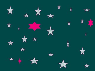 seamless background with stars