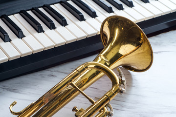 Classical Trumpet Piano Keyboard