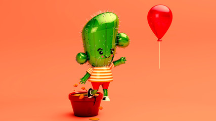 Niño cactus © ronnyluis