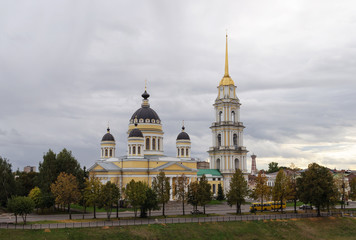 Fototapeta na wymiar Peter and Paul Cathedral in Rybinsk, Russia