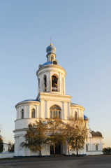 Fototapeta na wymiar Ancient russian church in Bogolyubovo
