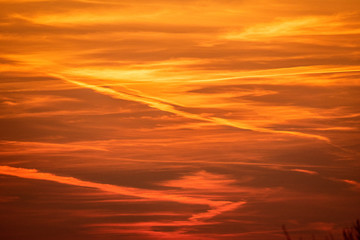 Orange & Teal Landschaft