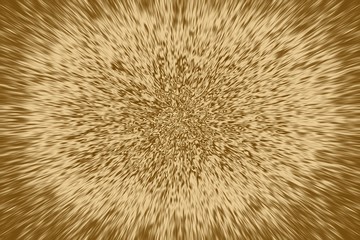 Gold ray background and glowing beam texture,  metal.