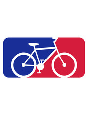 sport rot blau schild fahrrad fahren bike drahtesel gesund clipart design mountainbike herrenfahrrad logo