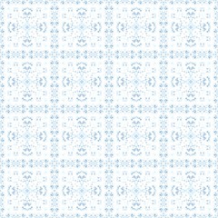 abstract blue ice pattern symmetry. ornament wallpaper.