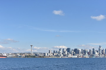 Fototapeta na wymiar Seattle Skyscrapers