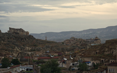 Fototapeta na wymiar Urgup landscape town in Cappadocia