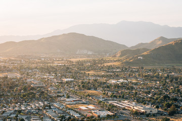 Fototapeta na wymiar View from Mount Rubidoux in Riverside, California
