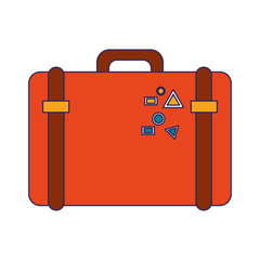 Travel suitcase luggage symbol