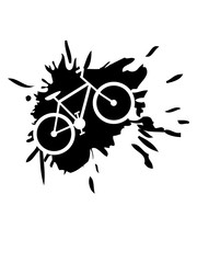 kelcks fahrrad farbe tropfen spritzer graffiti fahren sport bike drahtesel gesund clipart design mountainbike herrenfahrrad logo