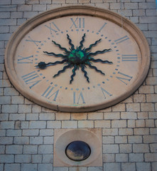 clock tower in Dubrovnik 