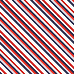 Retro stripe pattern with navy red,white, black and orange parallel stripe. Vector pattern stripe abstract background eps 10