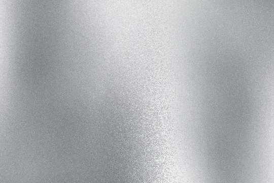 Shiny silver metal sheet, abstract texture background