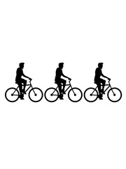 Fototapeta na wymiar freunde fahrradtour tour team crew ausflug fahrrad fahrer fahren sport bike drahtesel gesund clipart design mountainbike herrenfahrrad logo