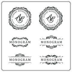 Luxury design set for wedding and decoration