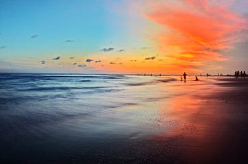 Sunset on The Beach
