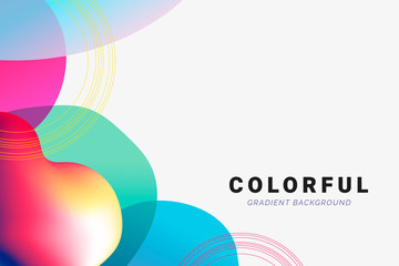 Futuristic gradient backdrop