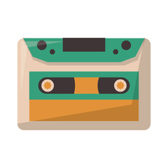 Fototapeta premium old music cassette symbol