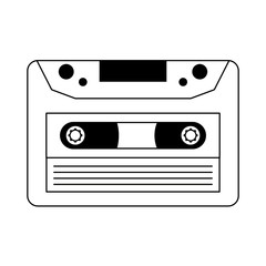old music cassette symbol