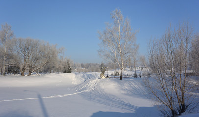 Siberian town Omsk, Siberian region, Russia