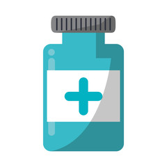 Medicine bottle medical healthcare symbol