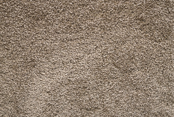 close up on carpet texture in brown color