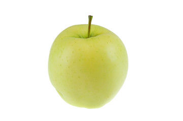 golden delicious apples isolated on white background