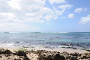 Fototapeta na wymiar The North Shore in Oafu, Hawaii