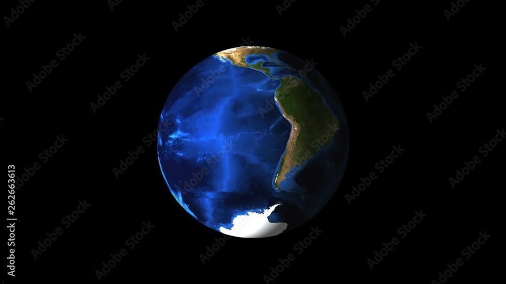 Poster bright earth globe in the dark empty space, 3d rendering background, computer generated backdrop