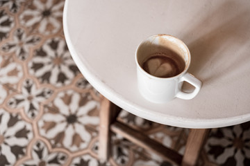 a cup of coffee