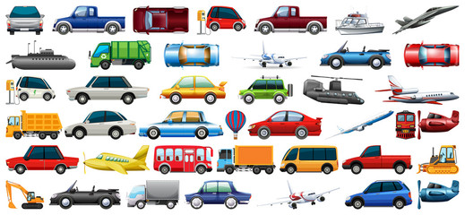 Set of transportation vehicle