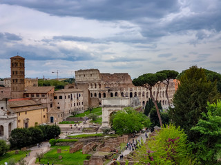 Fototapeta na wymiar Roman Architecture