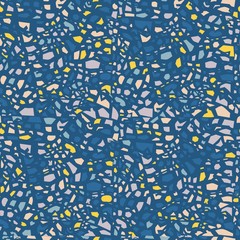 Terrazzo Flooring Small Crumbs Seamless Pattern