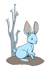 Rabbit Standing