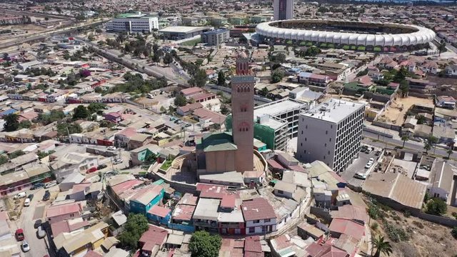 Aerial View of the Mosque Mohammed IV Center At Coquimbo Chile_04