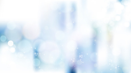 Blue and White Defocused Background