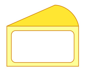 チーズのフレーム イラスト