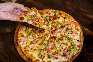 fusion food pizza