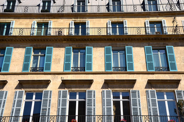 Obraz premium Buildings, windows, roofs of Paris