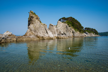 Fototapeta na wymiar 浄土ヶ浜