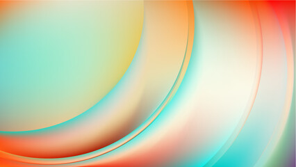 Abstract Glowing Red White and Blue Wave Background