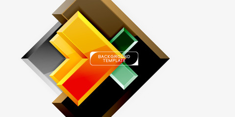 Fototapeta premium Abstract arrows composition background