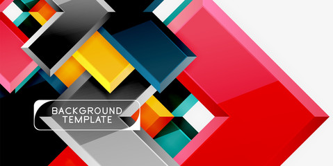 Glossy arrows background