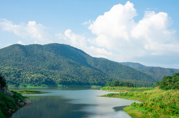 Mae Kuang dam from Chiang Mai Thailand