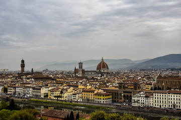 Fototapeta na wymiar Cityscape of Florence Italy