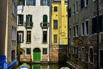 Fototapeta na wymiar Buildings of Venetia Italy