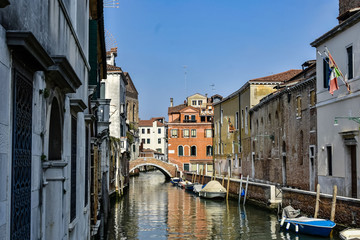 Fototapeta na wymiar Buildings of Venetia Italy