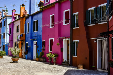 The colors of Burano Italy
