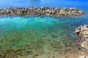 南伊豆　穴場の落居海岸